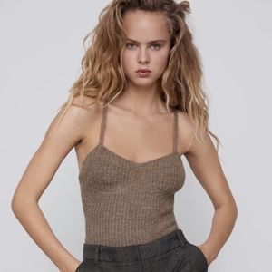 Zara Limited Edition Knit Bodysuit NWT
